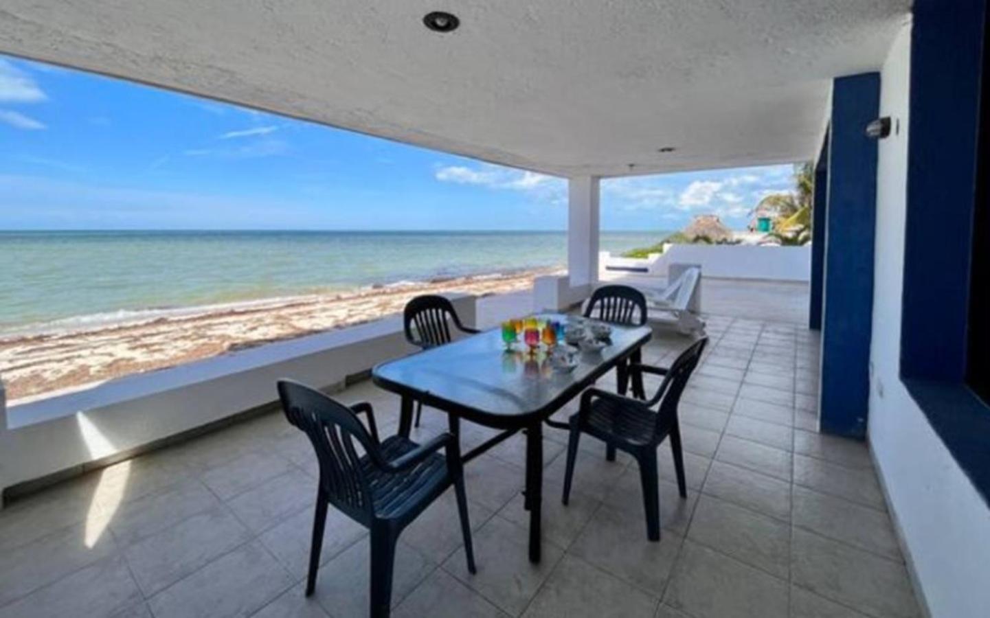 Don Lalo, Family Villa With Sandy Beach At Your Feet. Progreso  Exterior photo