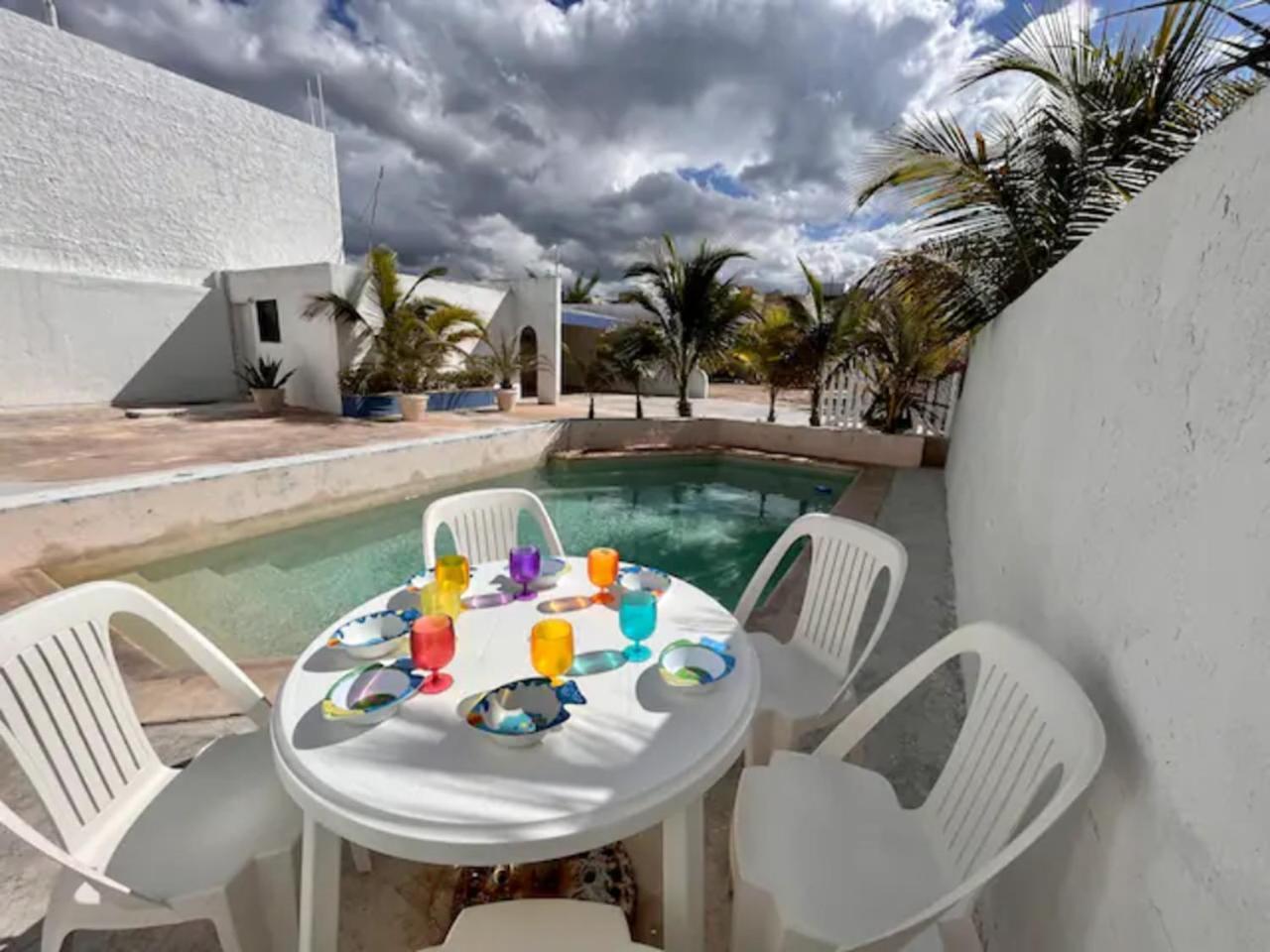 Don Lalo, Family Villa With Sandy Beach At Your Feet. Progreso  Exterior photo